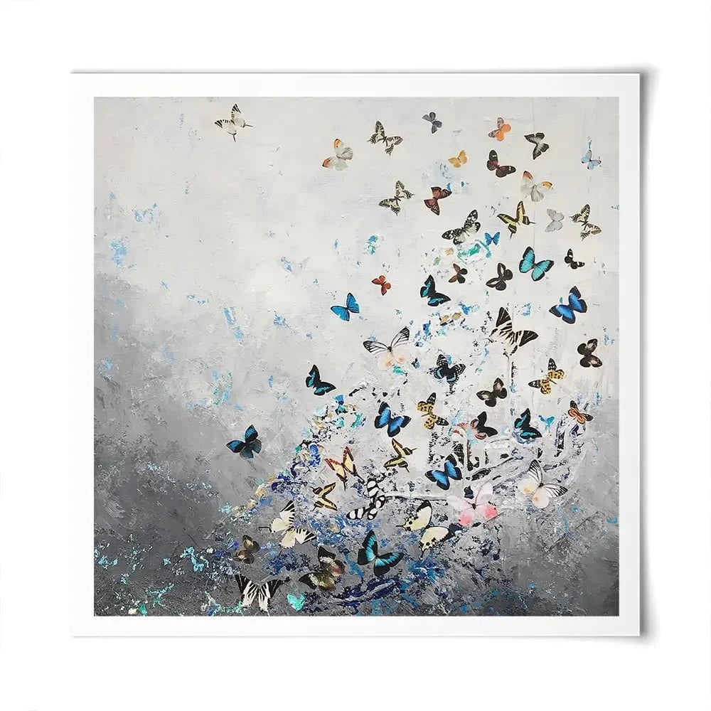 Oceans Wake Square Art Print Oceans Wake Square Art Print wall art product Laure Bury