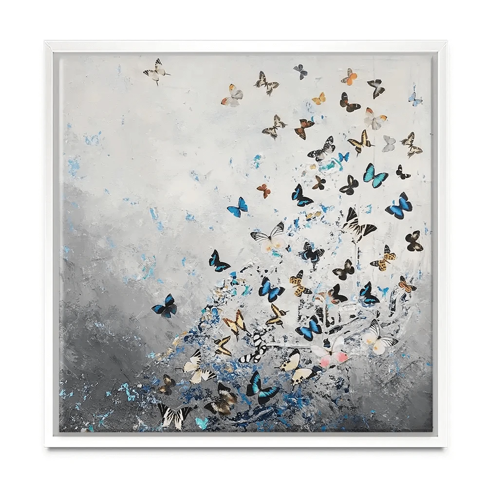 Oceans Wake Square Canvas Print Oceans Wake Square Canvas Print wall art product Laure Bury