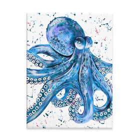 Octopus Splash Canvas Print Octopus Splash Canvas Print wall art product Emma LC Art