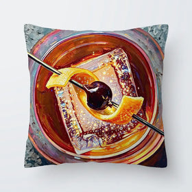 Old Fashioned Cocktail Cushion Old Fashioned Cocktail Cushion wall art product David Alexander Elder