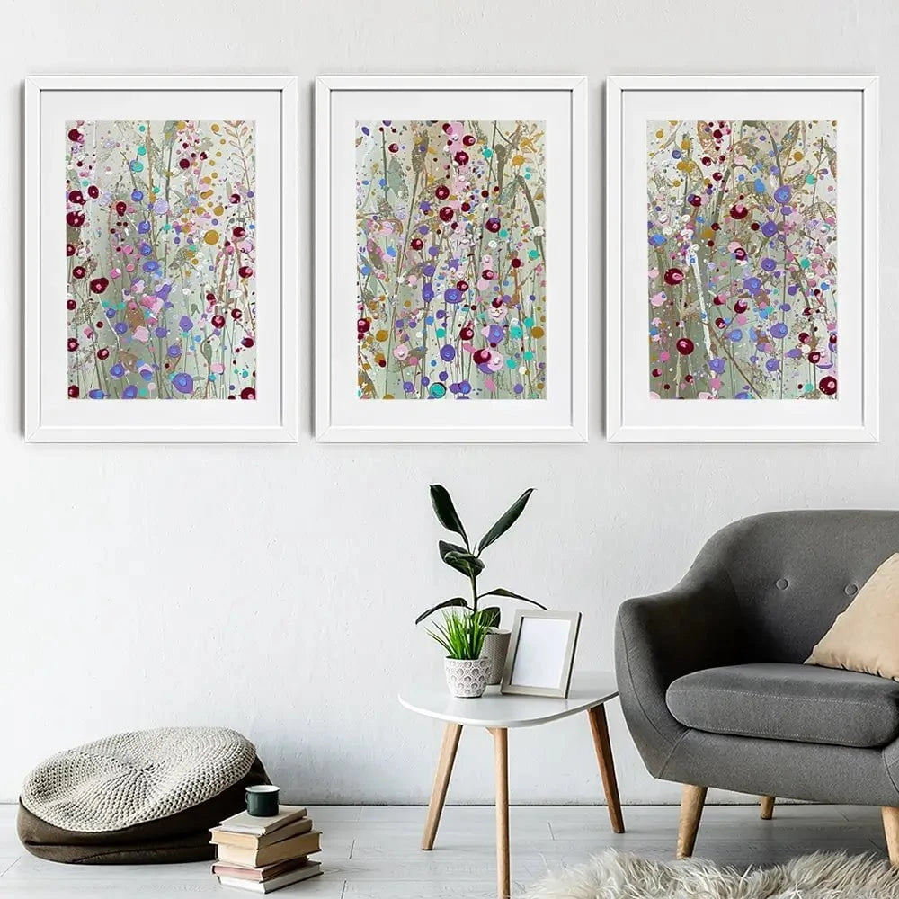 Ollie Framed Art Print Trio Ollie Framed Art Print Trio wall art product Scarlet Sky Studio