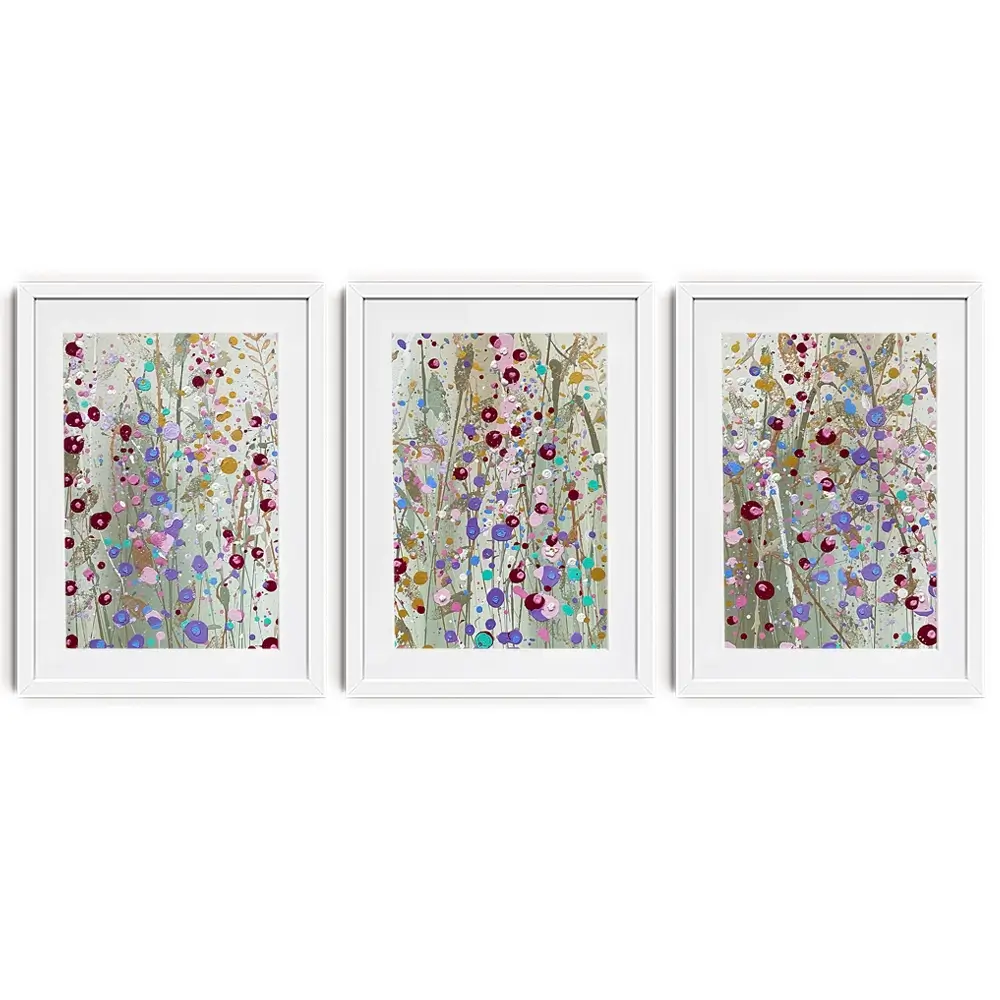 Ollie Framed Art Print Trio Ollie Framed Art Print Trio wall art product Scarlet Sky Studio
