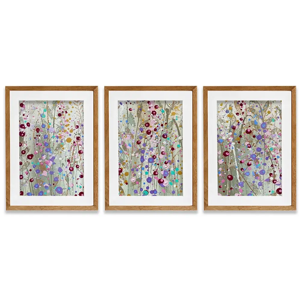 Ollie Framed Art Print Trio Ollie Framed Art Print Trio wall art product Scarlet Sky Studio