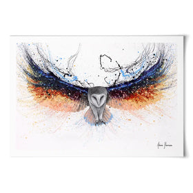 Omnipotent Owl Art Print Omnipotent Owl Art Print wall art product Ashvin Harrison
