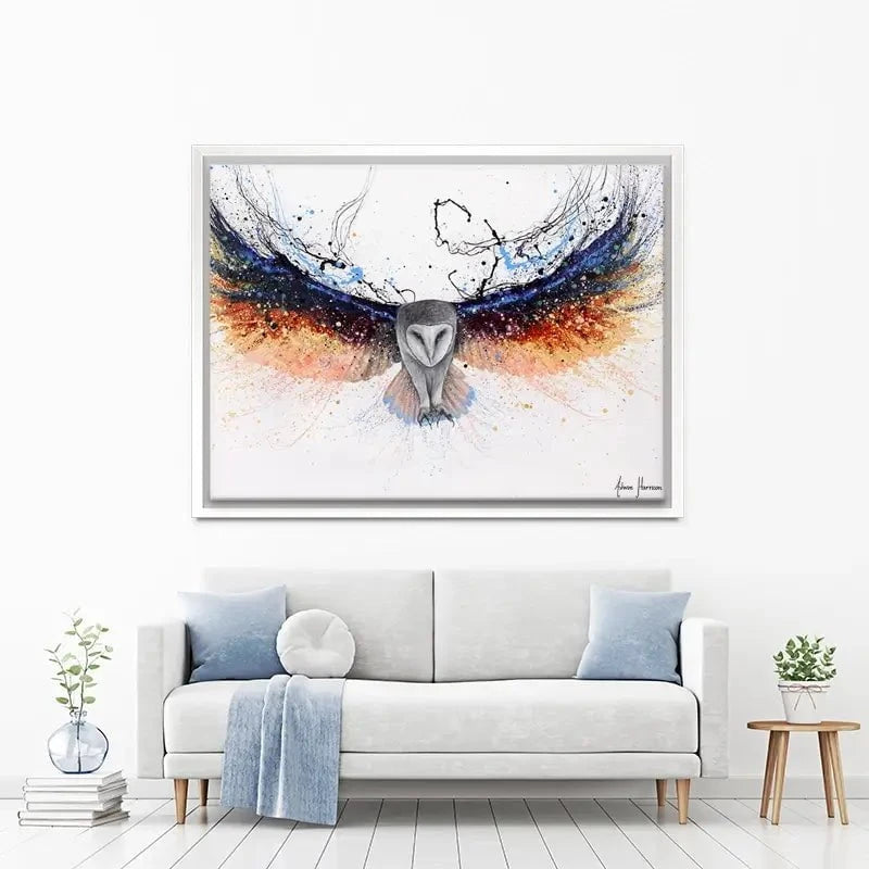 Omnipotent Owl Canvas Print Omnipotent Owl Canvas Print wall art product Ashvin Harrison
