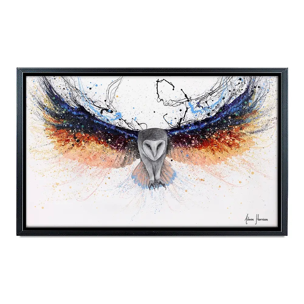 Omnipotent Owl Canvas Print Omnipotent Owl Canvas Print wall art product Ashvin Harrison
