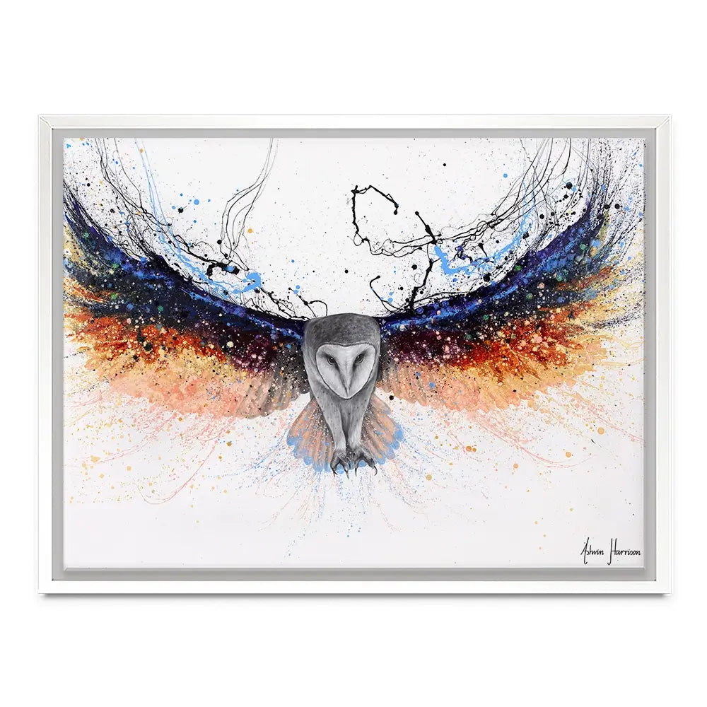 Omnipotent Owl Canvas Print Omnipotent Owl Canvas Print wall art product Ashvin Harrison