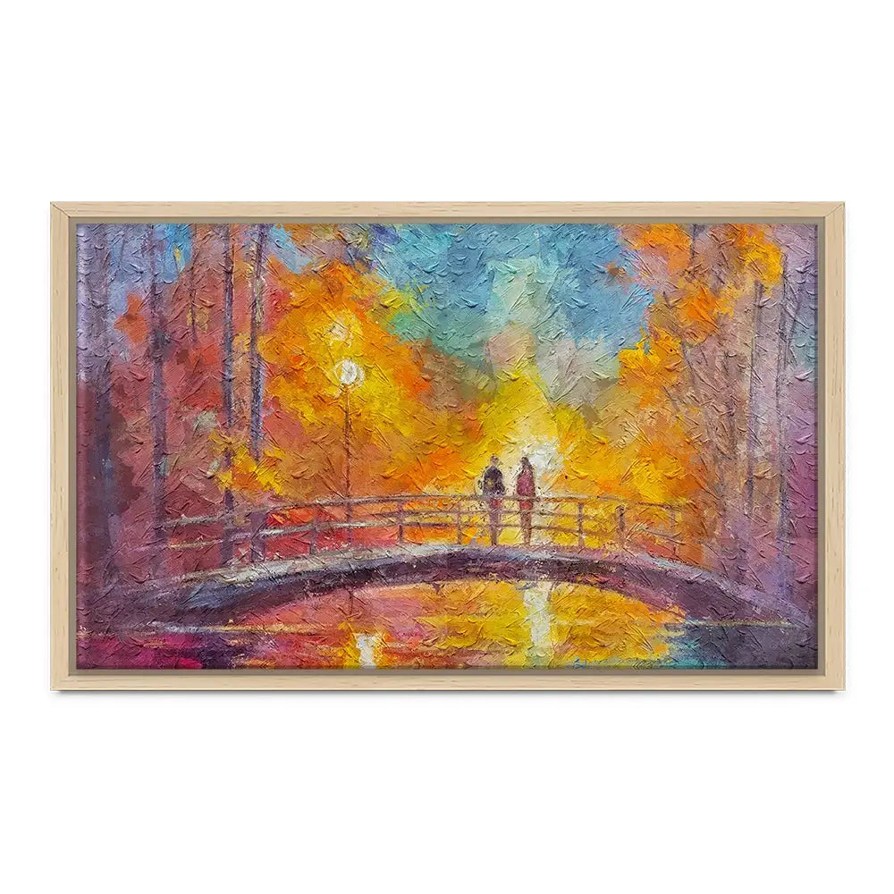 On The Bridge Canvas Print On The Bridge Canvas Print wall art product Art Print Shop