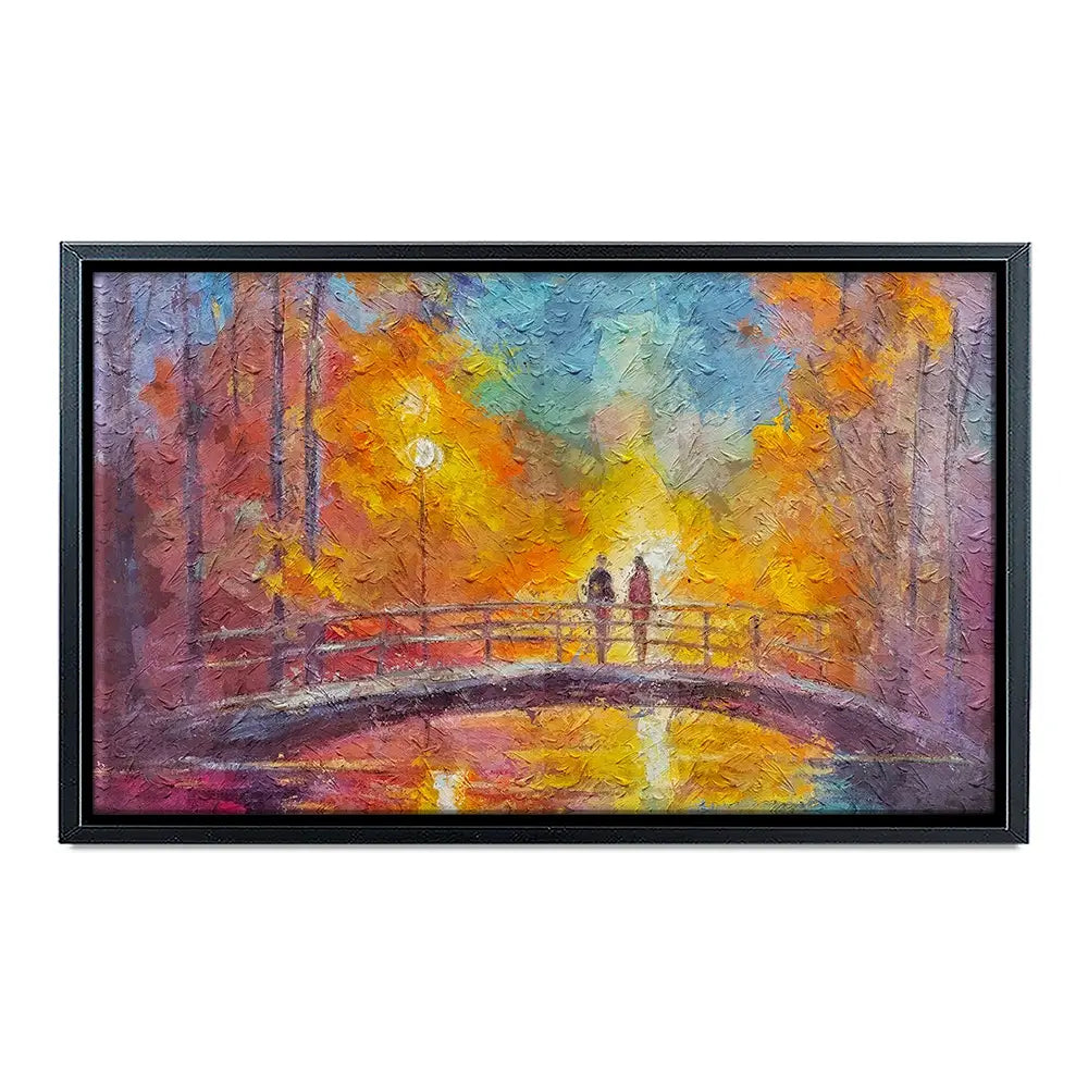 On The Bridge Canvas Print On The Bridge Canvas Print wall art product Art Print Shop