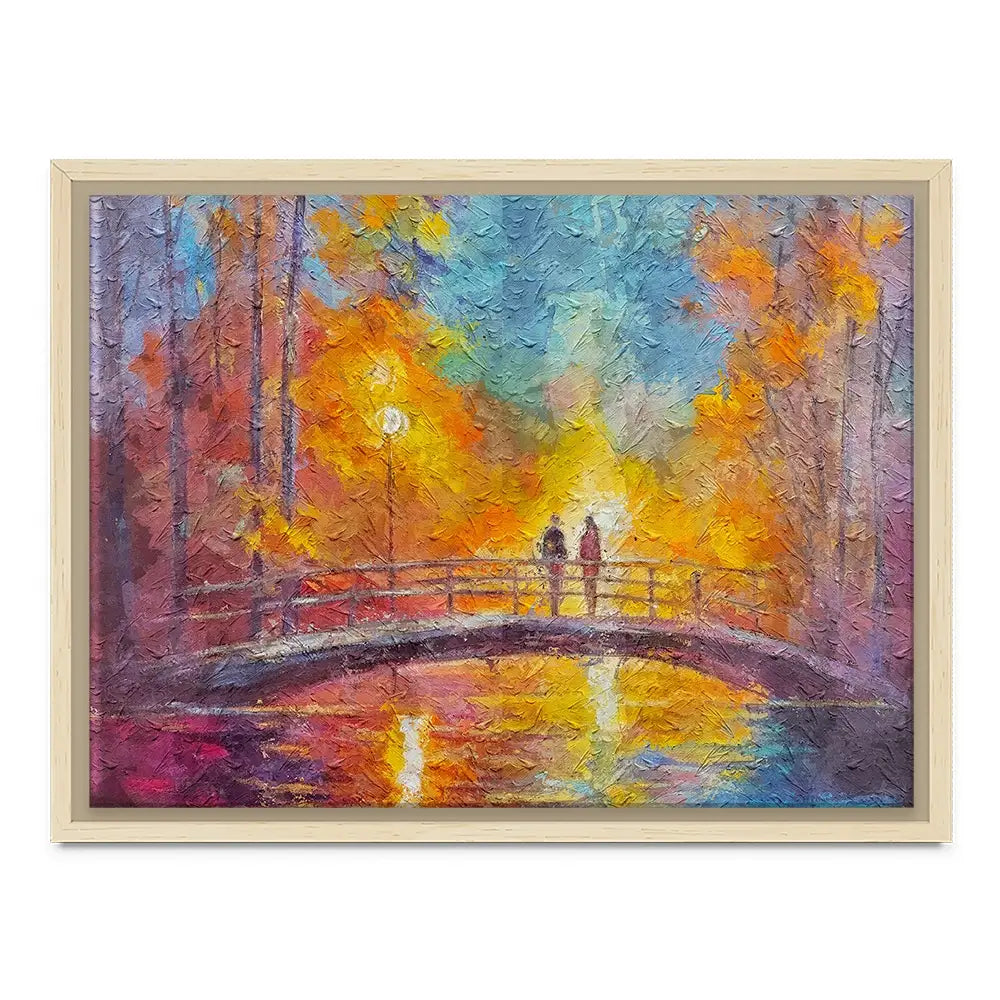 On The Bridge Canvas Print On The Bridge Canvas Print wall art product Art Print Shop