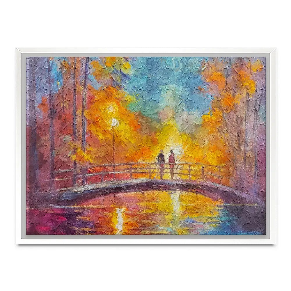 On The Bridge Canvas Print On The Bridge Canvas Print wall art product Art Print Shop