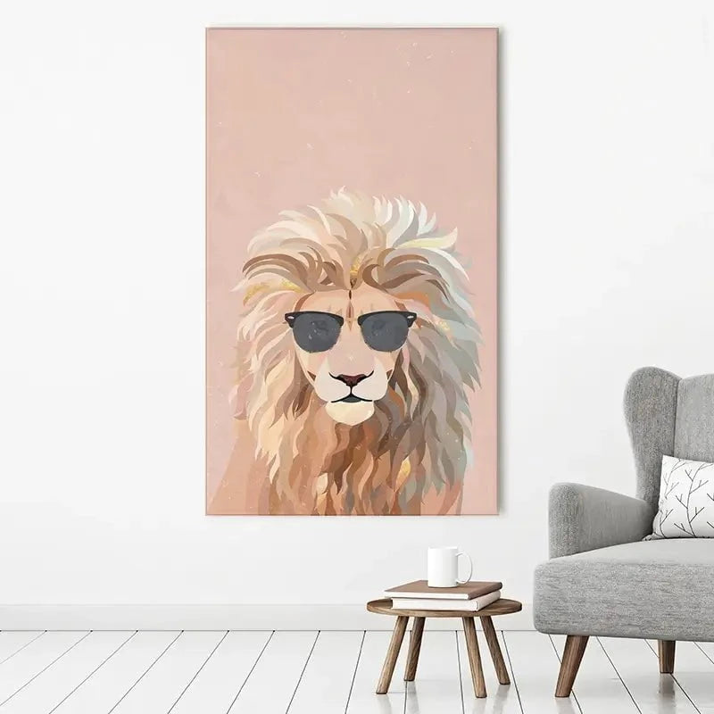 One Cool Cat Canvas Print One Cool Cat Canvas Print wall art product Sarah Manovski