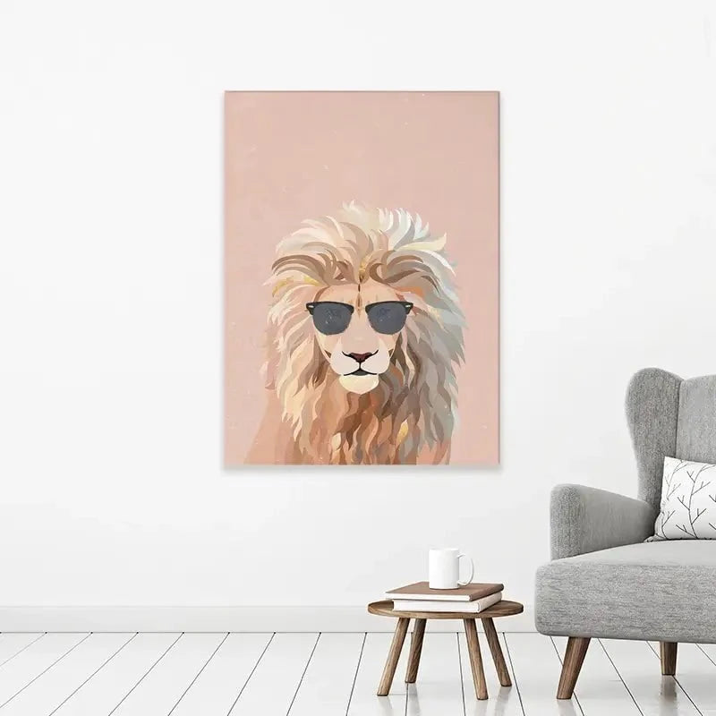 One Cool Cat Canvas Print One Cool Cat Canvas Print wall art product Sarah Manovski