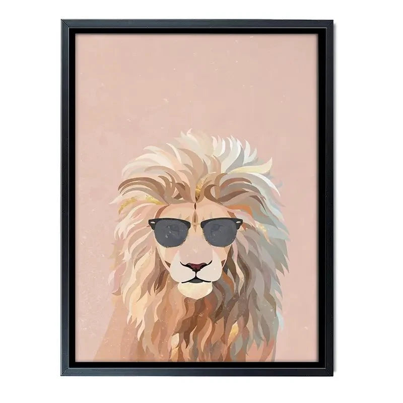 One Cool Cat Canvas Print One Cool Cat Canvas Print wall art product Sarah Manovski