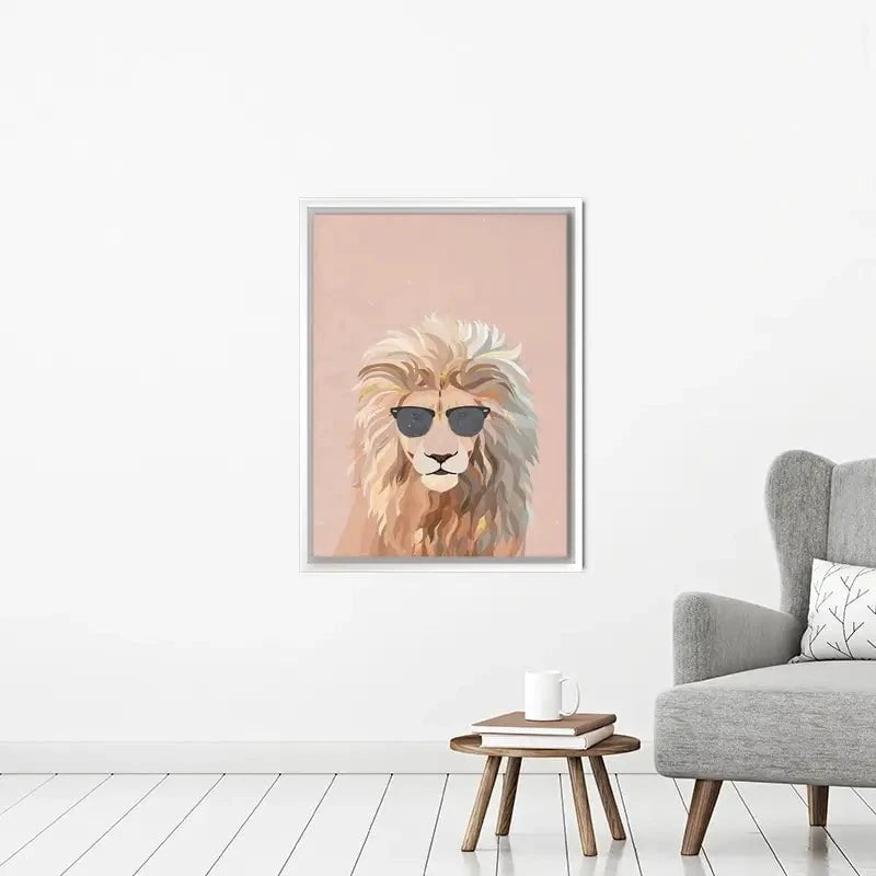 One Cool Cat Canvas Print One Cool Cat Canvas Print wall art product Sarah Manovski