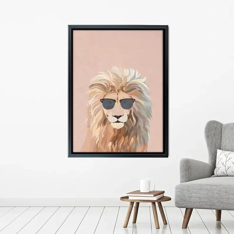 One Cool Cat Canvas Print One Cool Cat Canvas Print wall art product Sarah Manovski