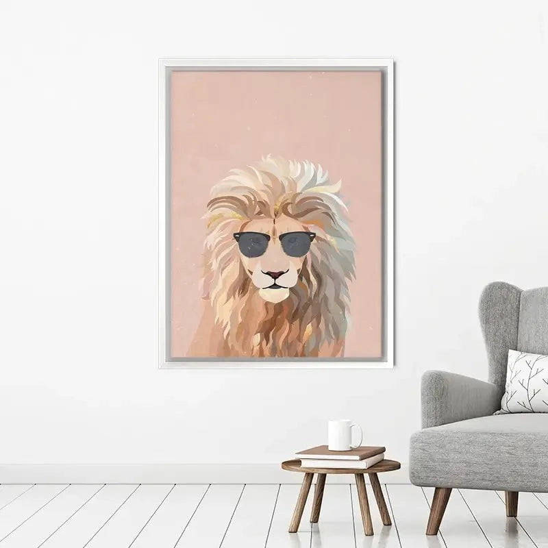 One Cool Cat Canvas Print One Cool Cat Canvas Print wall art product Sarah Manovski