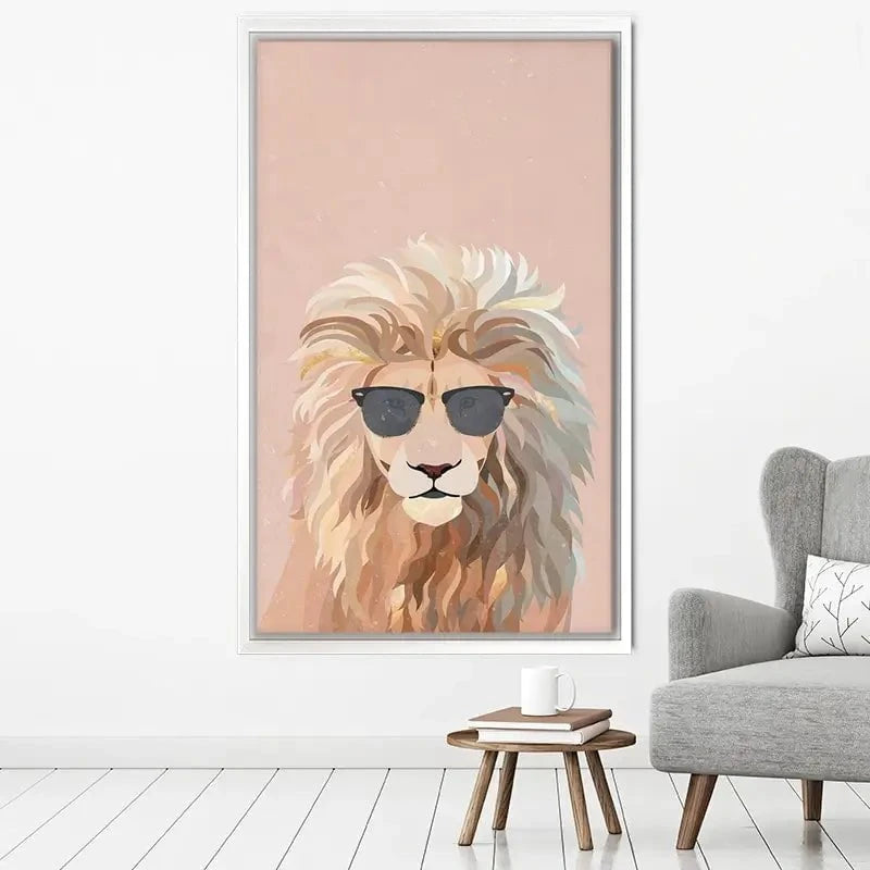 One Cool Cat Canvas Print One Cool Cat Canvas Print wall art product Sarah Manovski