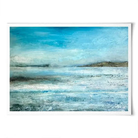 One Sail In A Large Blue Art Print One Sail In A Large Blue Art Print wall art product Craig Askew