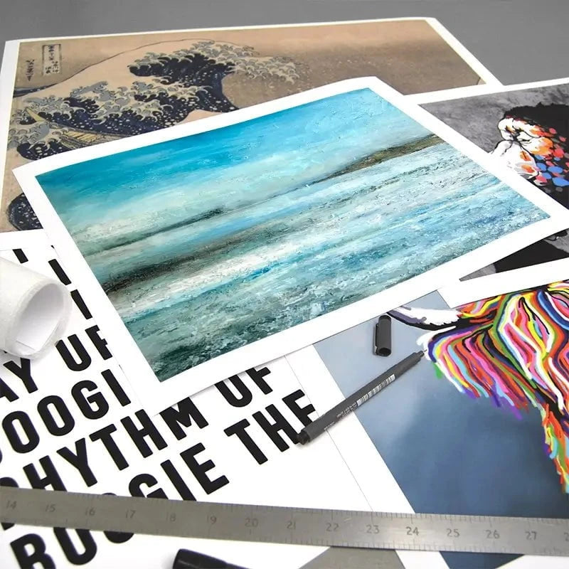 One Sail In A Large Blue Art Print One Sail In A Large Blue Art Print wall art product Craig Askew