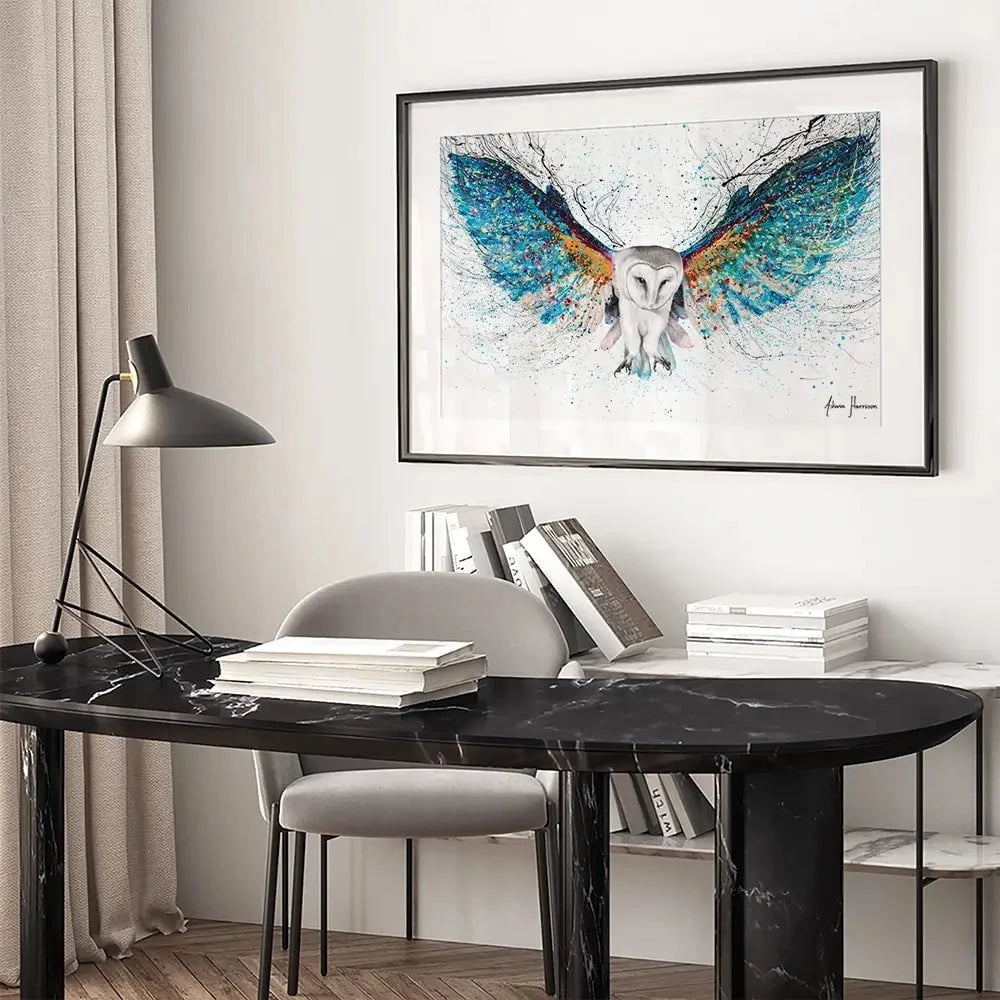 Opulent Night Owl Framed Art Print Opulent Night Owl Framed Art Print wall art product Ashvin Harrison