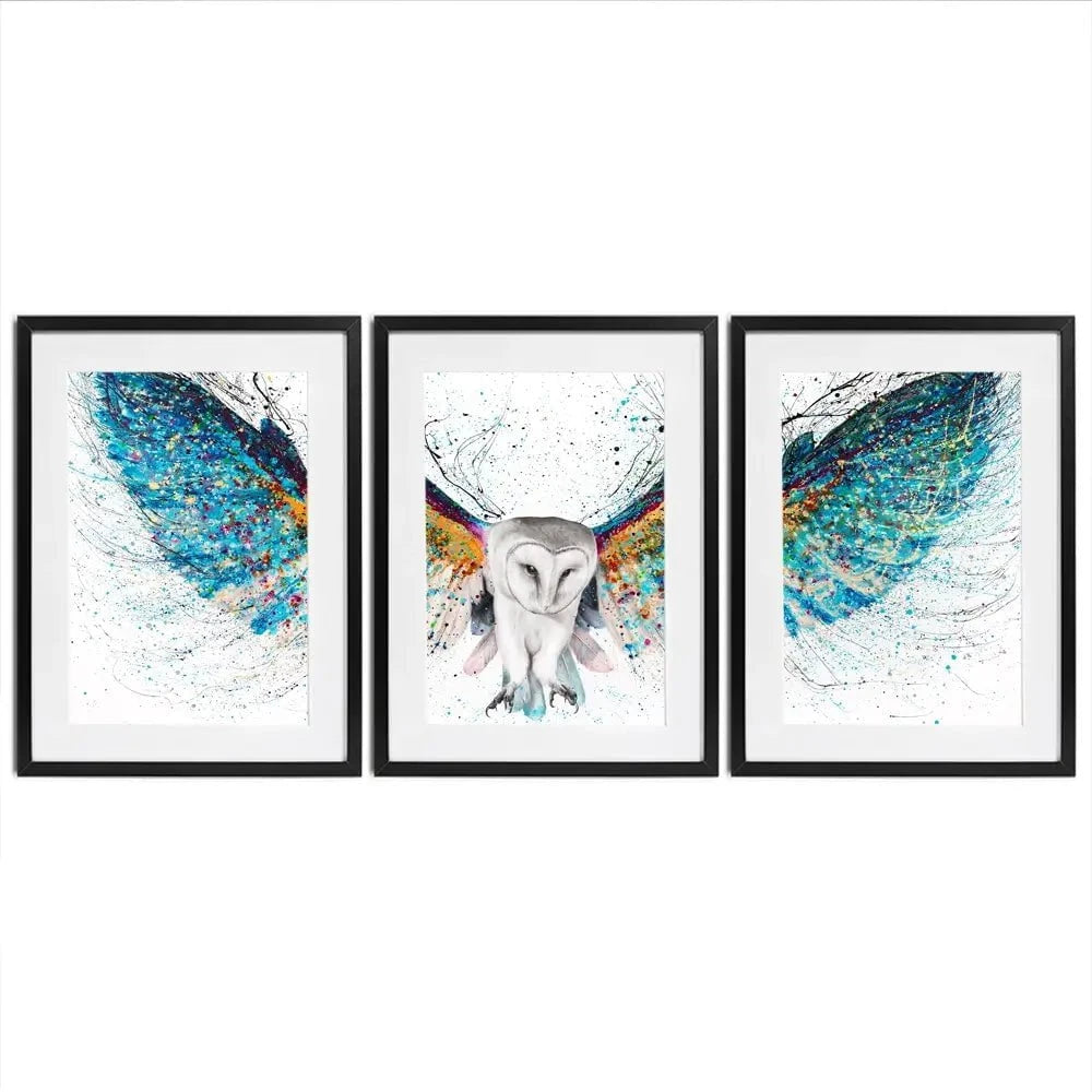 Opulent Night Owl Framed Art Print Trio Opulent Night Owl Framed Art Print Trio wall art product Ashvin Harrison