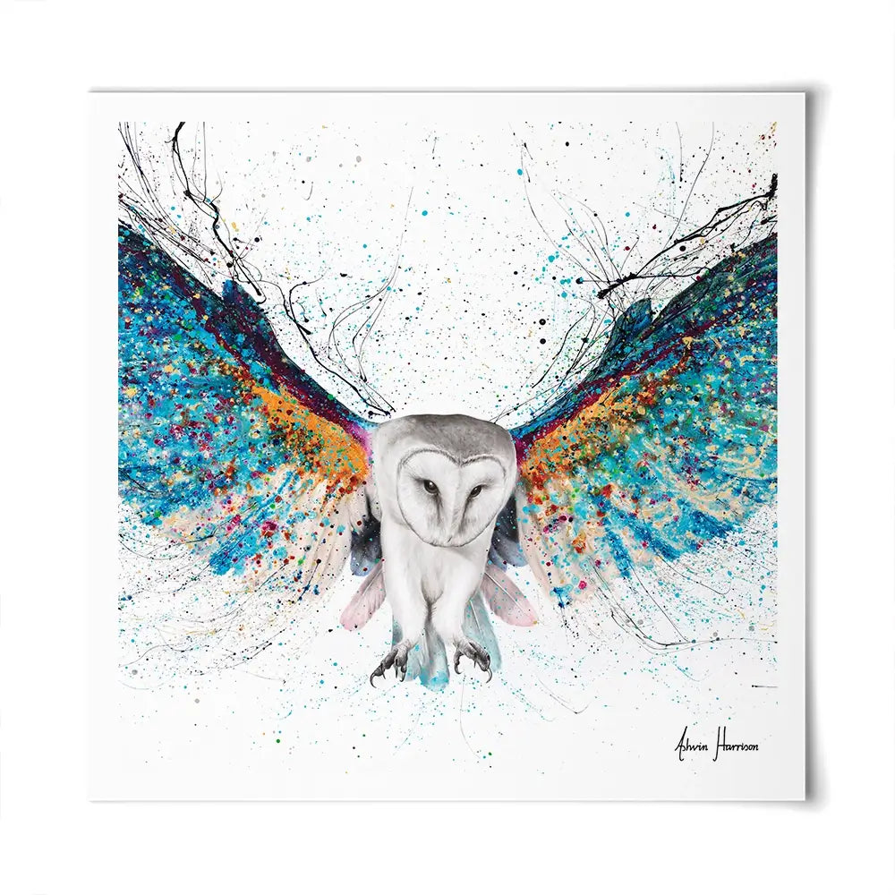 Opulent Night Owl Square Art Print Opulent Night Owl Square Art Print wall art product Ashvin Harrison