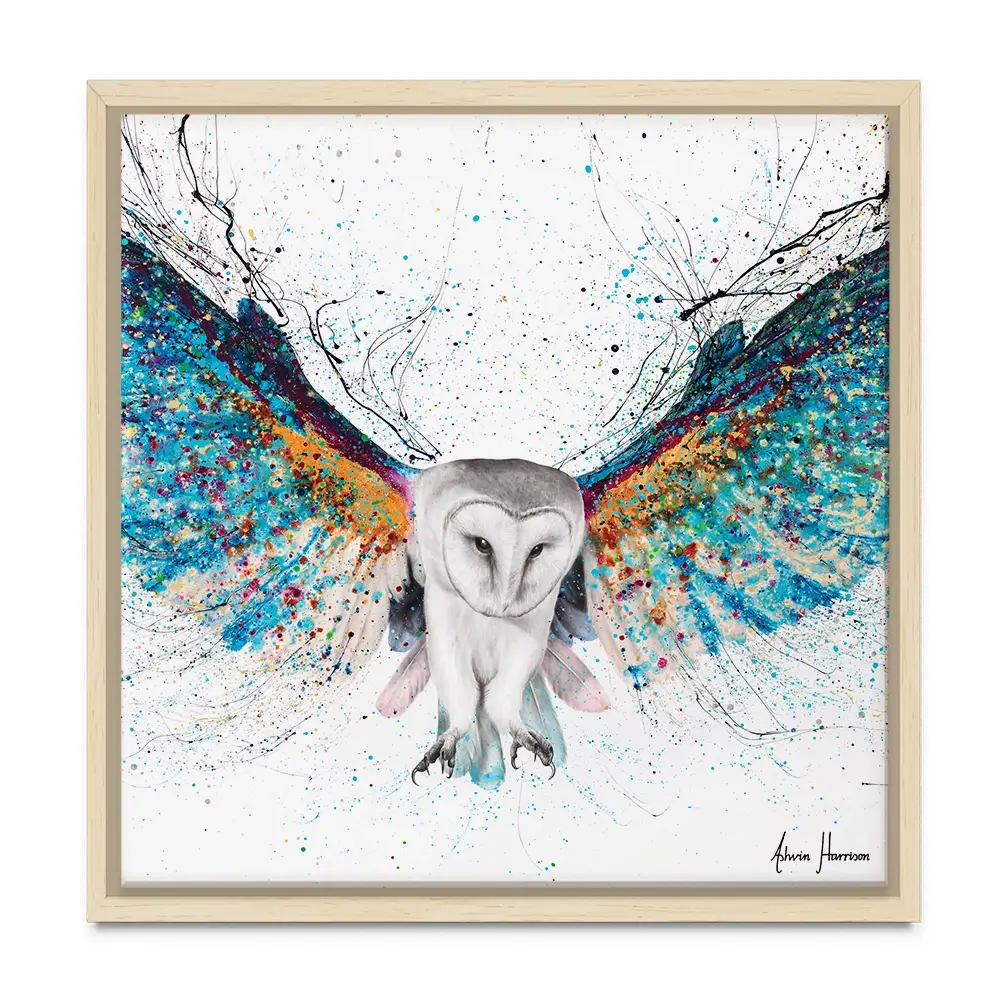 Opulent Night Owl Square Canvas Print Opulent Night Owl Square Canvas Print wall art product Ashvin Harrison