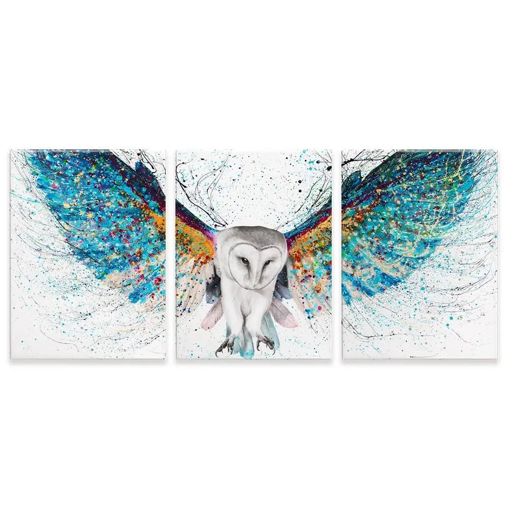 Opulent Night Owl Trio Canvas Print Opulent Night Owl Trio Canvas Print wall art product Ashvin Harrison