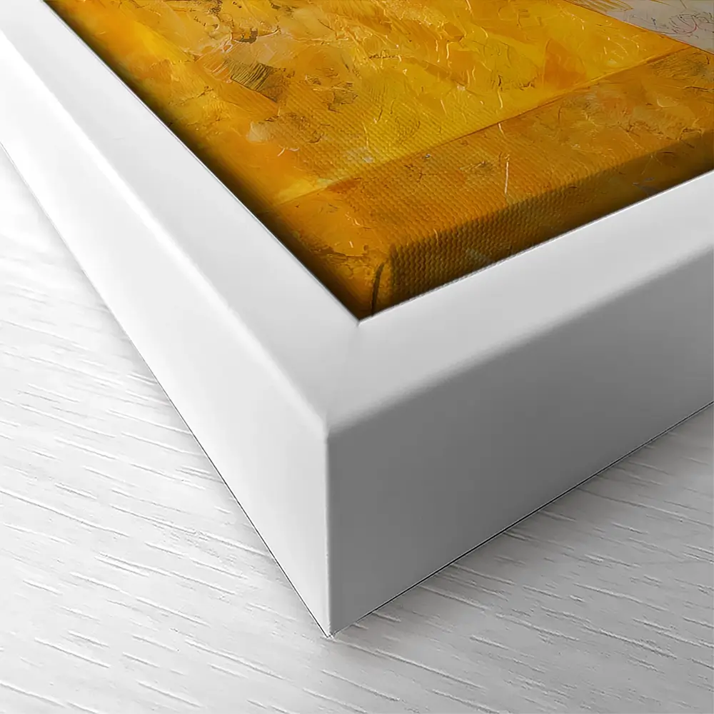 Orange Burst Canvas Print Orange Burst Canvas Print wall art product IAmHomeStudio