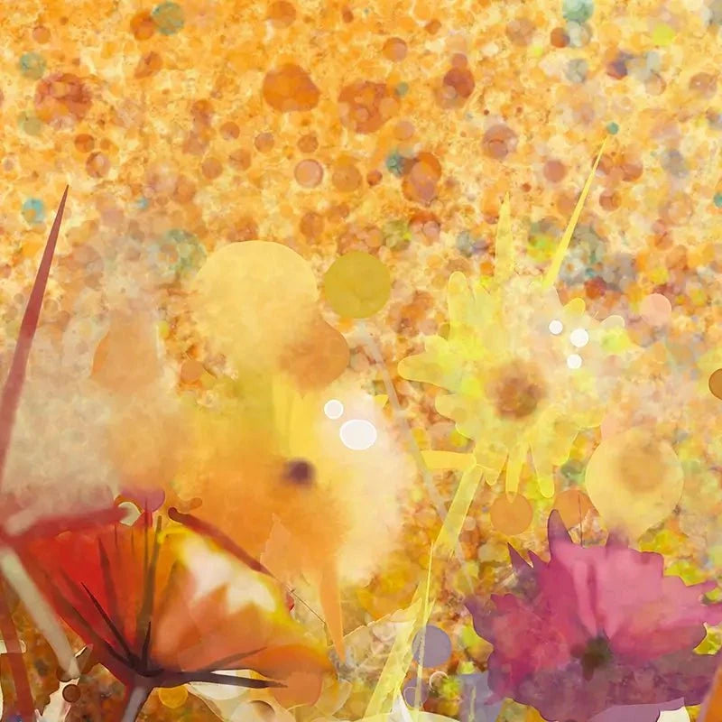 Orange Florals Art Print Orange Florals Art Print wall art product pluie_r / Shutterstock