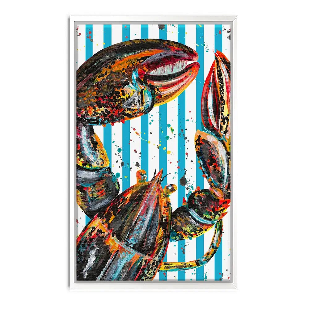 Orange Lobster Canvas Print Orange Lobster Canvas Print wall art product Emma LC Art