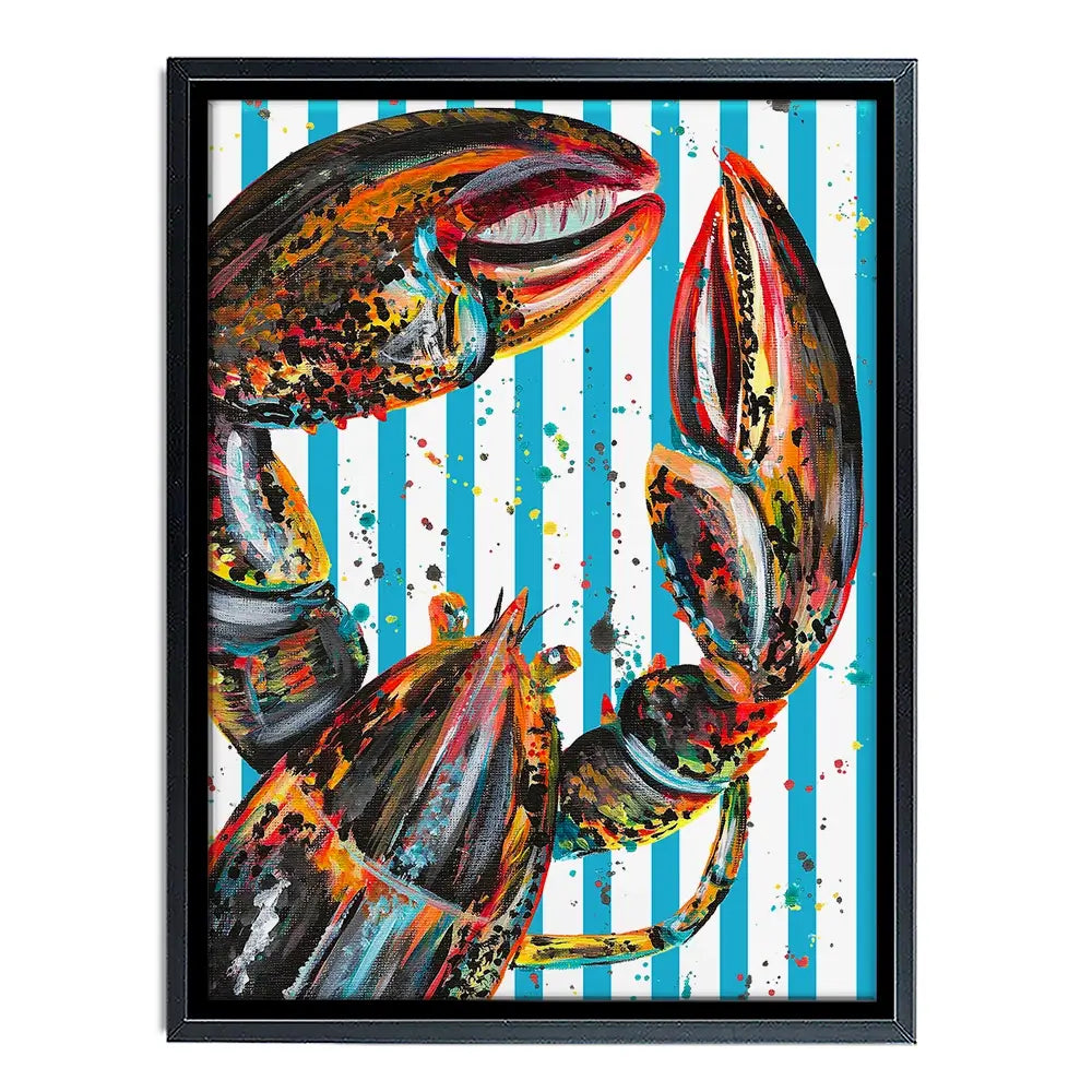 Orange Lobster Canvas Print Orange Lobster Canvas Print wall art product Emma LC Art