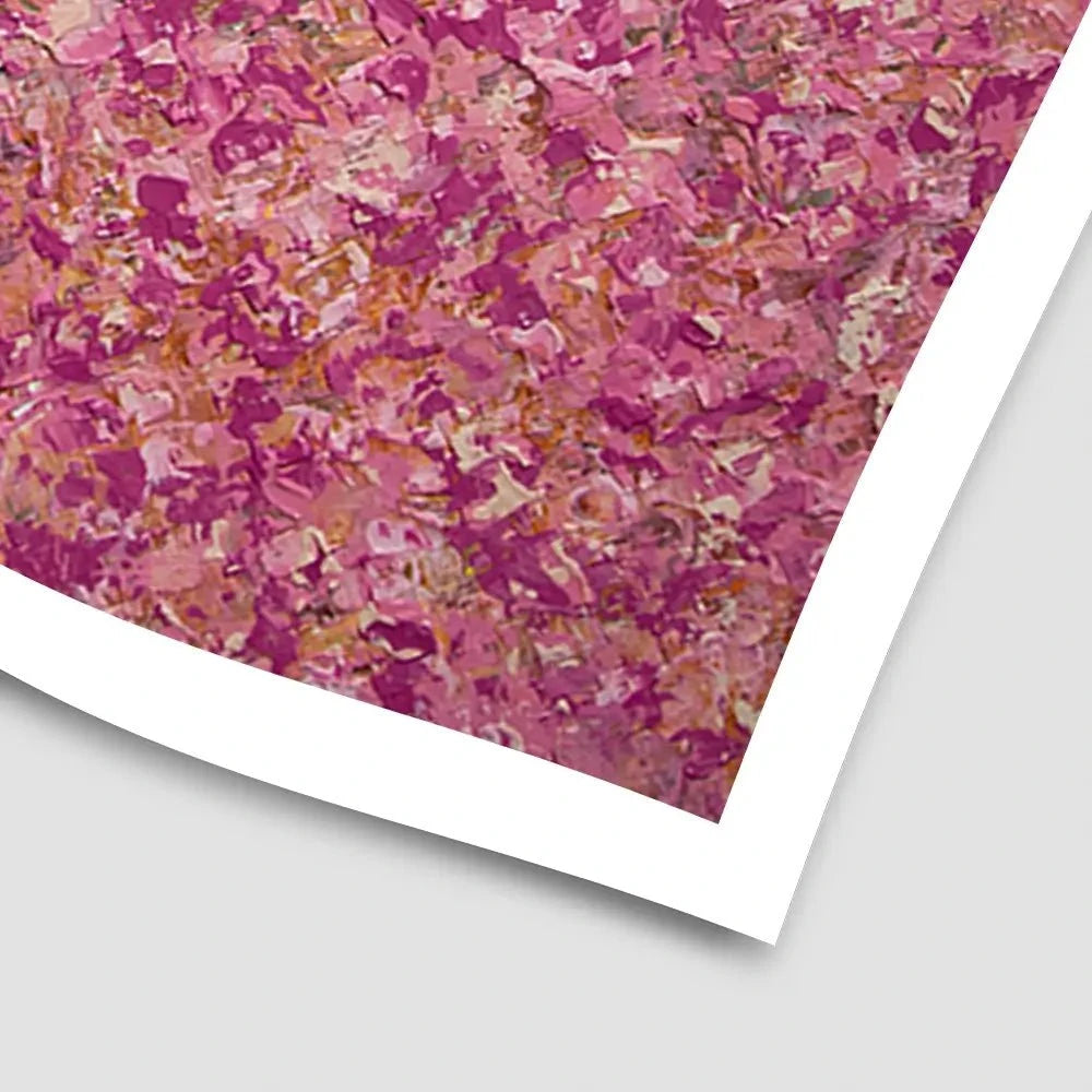 Orange Pink Abstract Art Print Orange Pink Abstract Art Print wall art product Osnat Tzadok