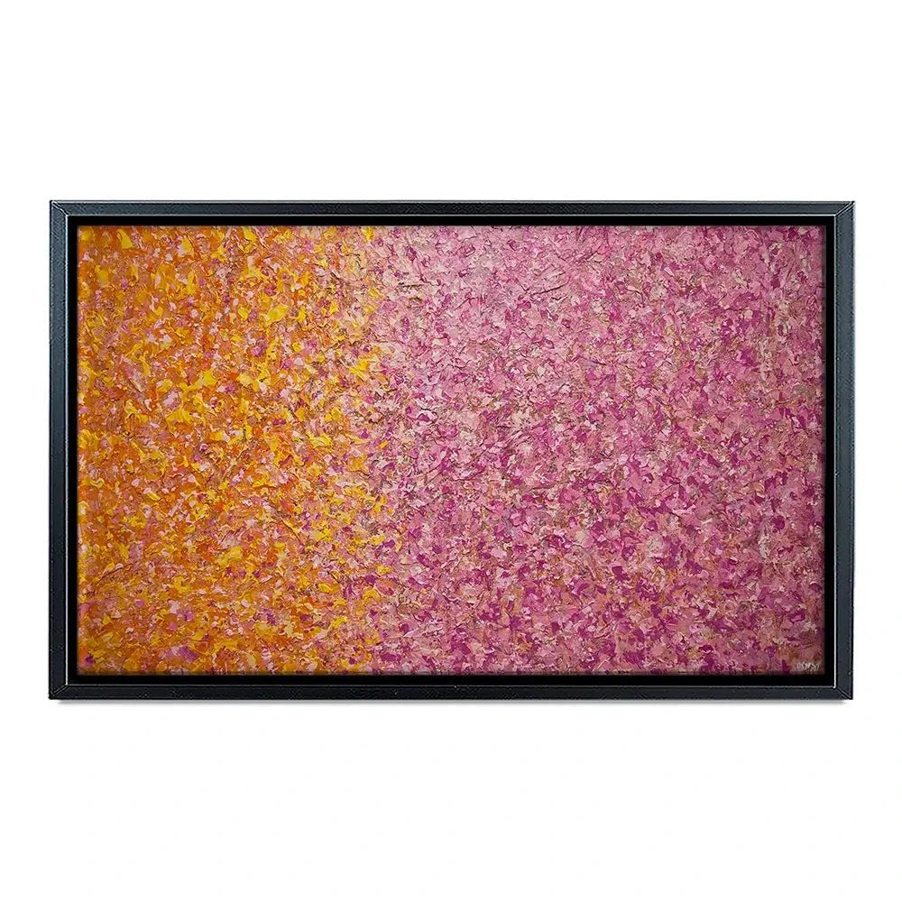 Orange Pink Abstract Canvas Print Orange Pink Abstract Canvas Print wall art product Osnat Tzadok