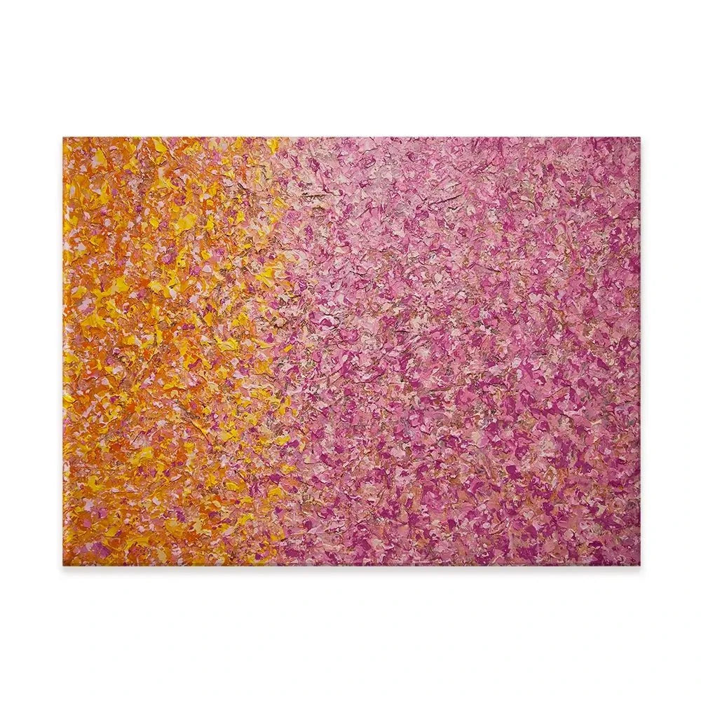 Orange Pink Abstract Canvas Print Orange Pink Abstract Canvas Print wall art product Osnat Tzadok