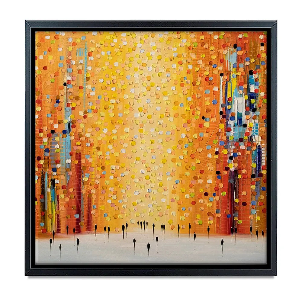 Orange Sunset Stroll Oversized Canvas Print Orange Sunset Stroll Oversized Canvas Print wall art product Art Print Shop