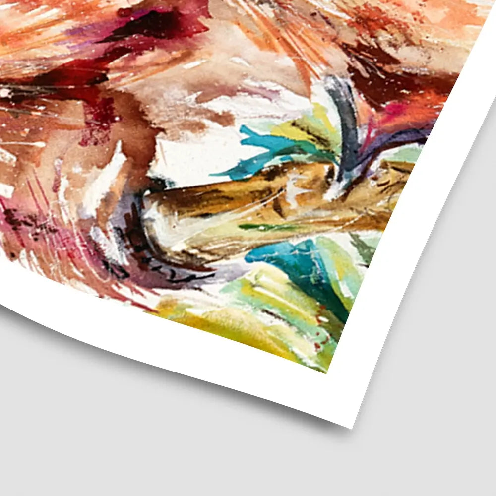 Orangutan Mum And Baby Art Print Orangutan Mum And Baby Art Print wall art product Nicola Jane Rowles
