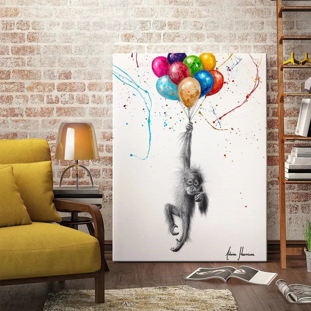 Orangutan Upon A Time Canvas Print Orangutan Upon A Time Canvas Print wall art product Ashvin Harrison