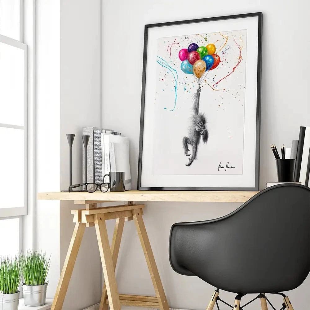 Orangutan Upon A Time Framed Art Print Orangutan Upon A Time Framed Art Print wall art product Ashvin Harrison