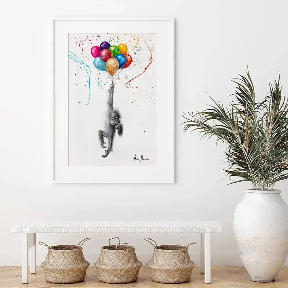 Orangutan Upon A Time Framed Art Print Orangutan Upon A Time Framed Art Print wall art product Ashvin Harrison