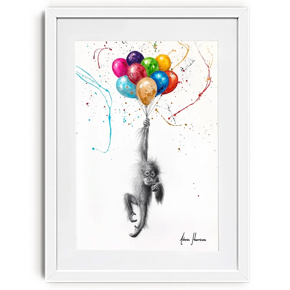 Orangutan Upon A Time Framed Art Print Orangutan Upon A Time Framed Art Print wall art product Ashvin Harrison