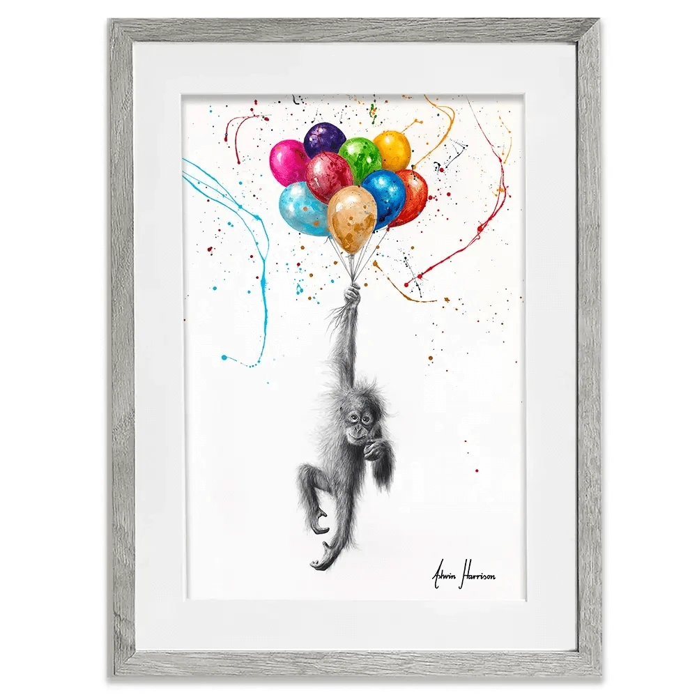 Orangutan Upon A Time Framed Art Print Orangutan Upon A Time Framed Art Print wall art product Ashvin Harrison