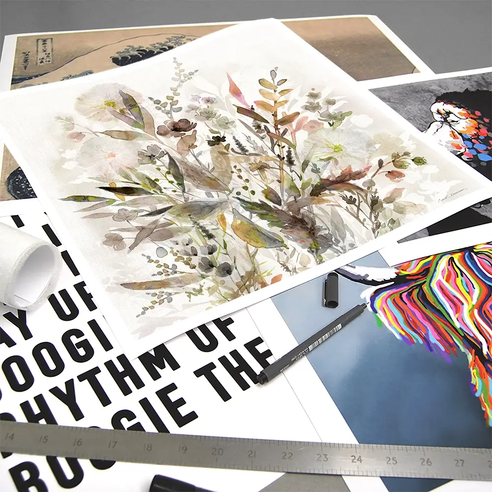 Organic Garden Square Art Print Organic Garden Square Art Print wall art product Carol Robinson