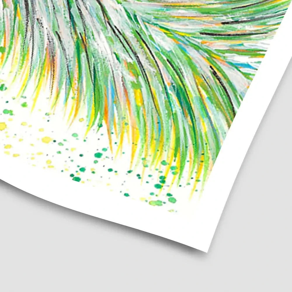 Ostrich Frank Art Print Ostrich Frank Art Print wall art product Emma LC Art