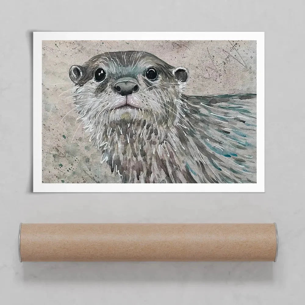 Otterly Amazing Art Print Otterly Amazing Art Print wall art product Jane Brookshaw