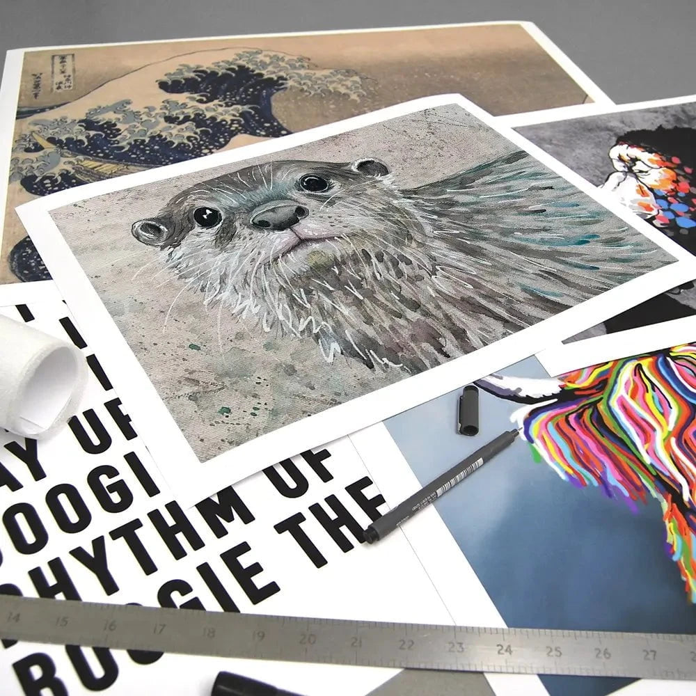 Otterly Amazing Art Print Otterly Amazing Art Print wall art product Jane Brookshaw