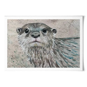 Otterly Amazing Art Print Otterly Amazing Art Print wall art product Jane Brookshaw