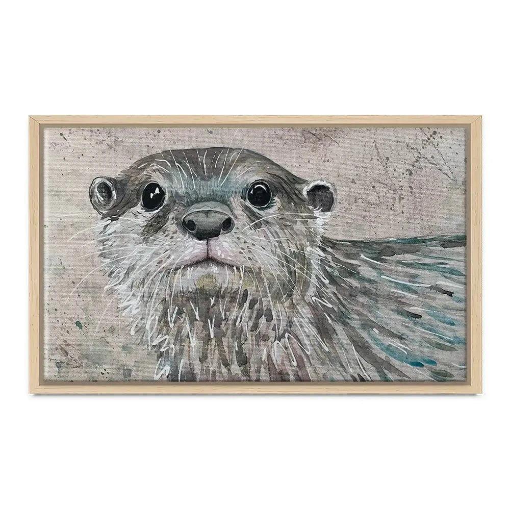 Otterly Amazing Canvas Print Otterly Amazing Canvas Print wall art product Jane Brookshaw