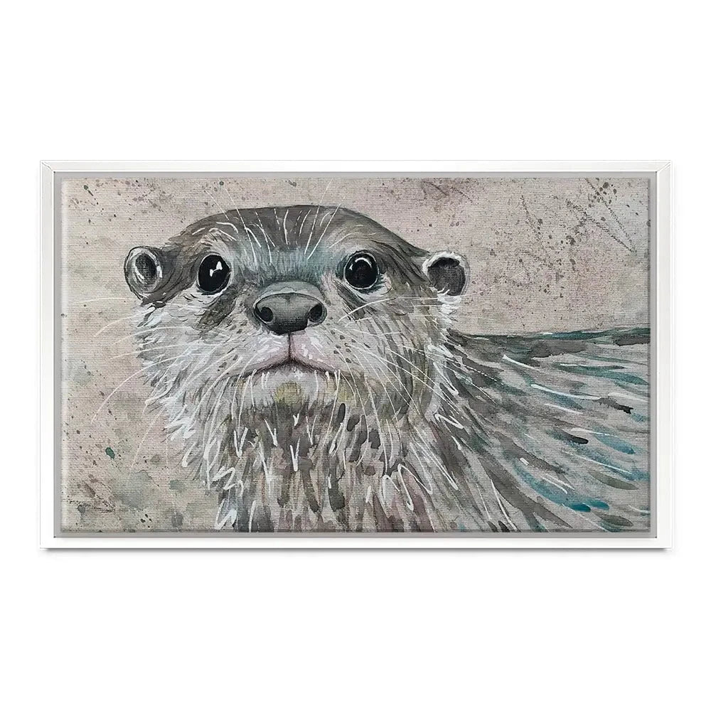 Otterly Amazing Canvas Print Otterly Amazing Canvas Print wall art product Jane Brookshaw